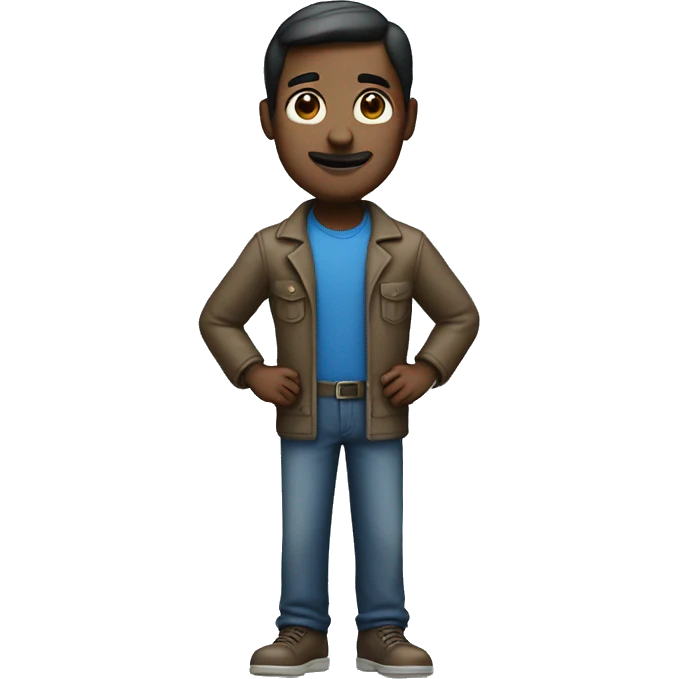 blueprint full body man emoji