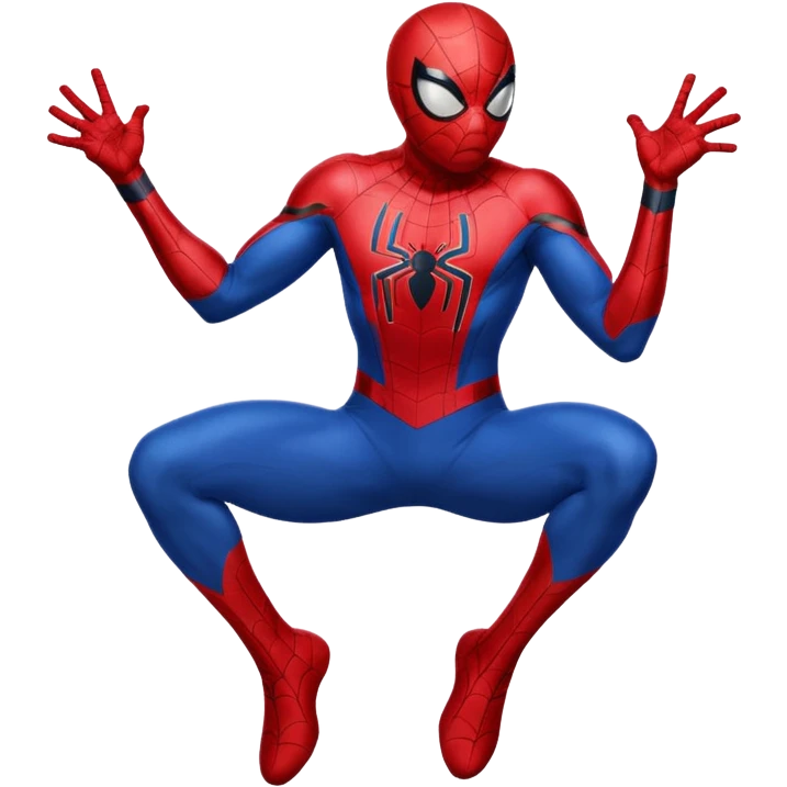 Spider-Man in the hot sun emoji