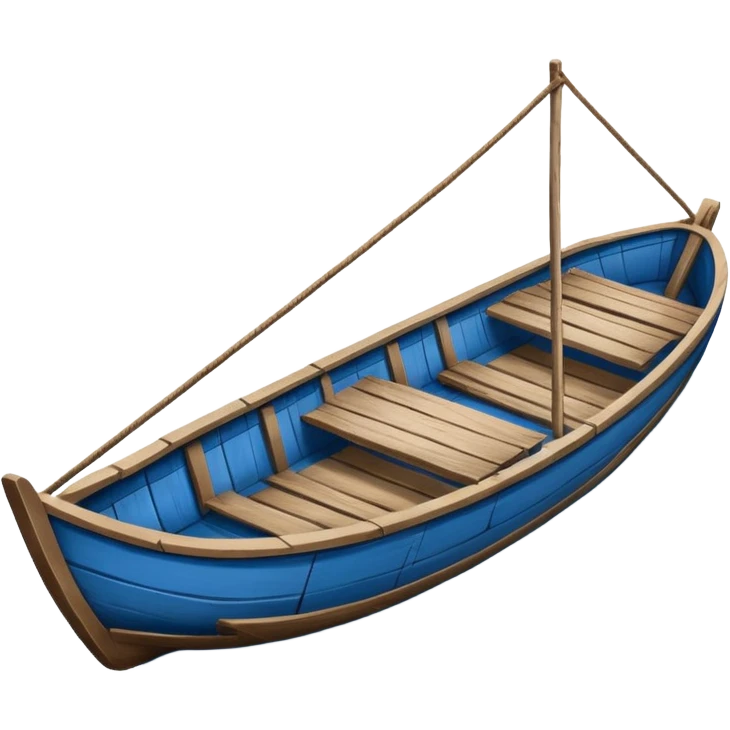 Blue Mekong boat emoji