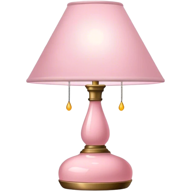 lampada rosa claro emoji