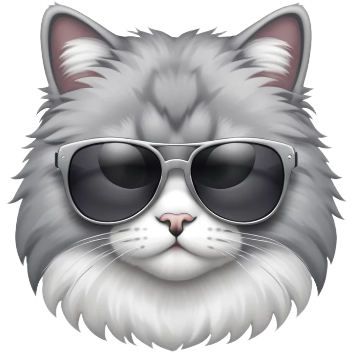 cool cat wearing sunglasses emoji