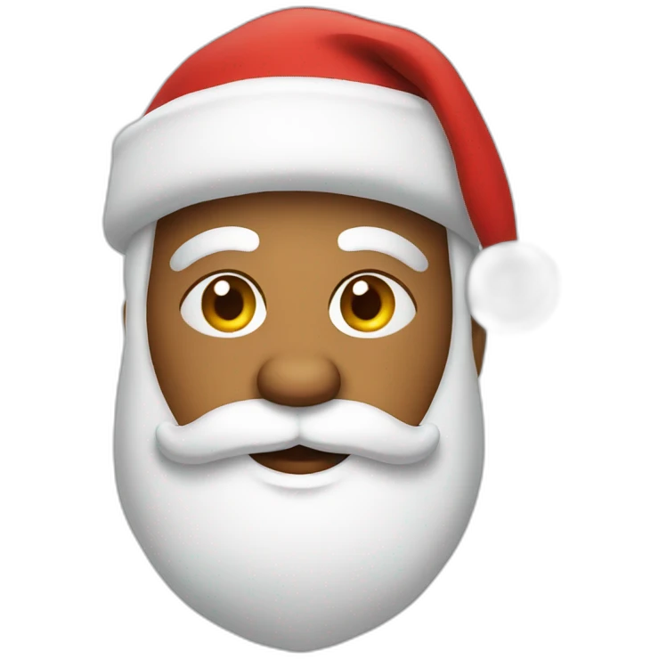 Santa face emoji