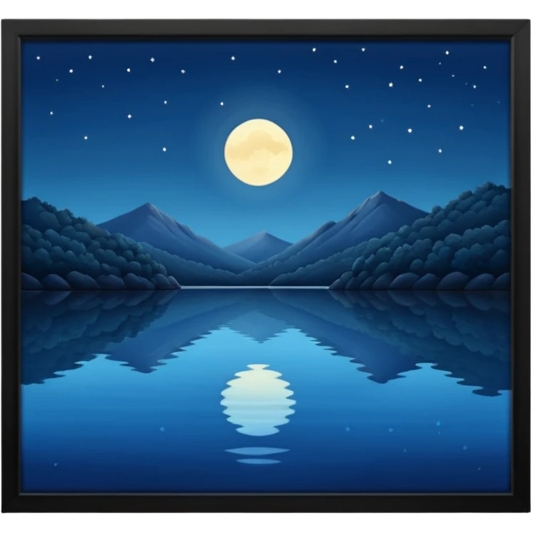 arkansas lake in the night emoji