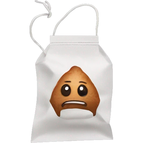 Tea-bag with muscles emoji