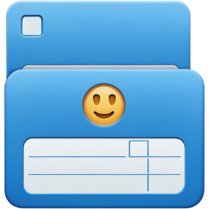 Library card
 emoji