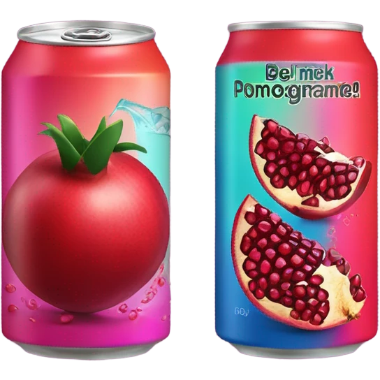 Pomegranate Piranha Energy Drink  emoji