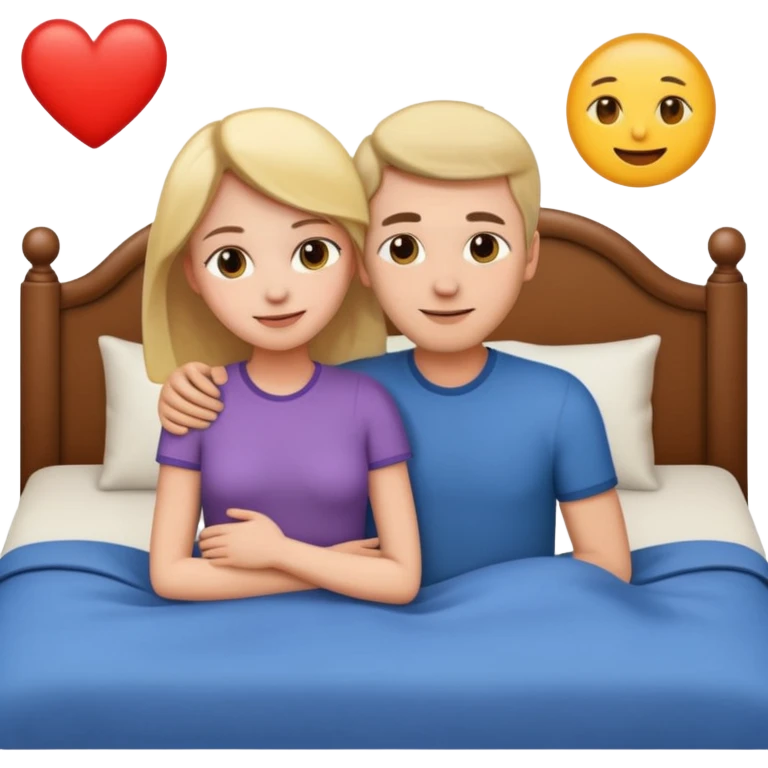 coppia che si abbracciano a letto emoji emoji