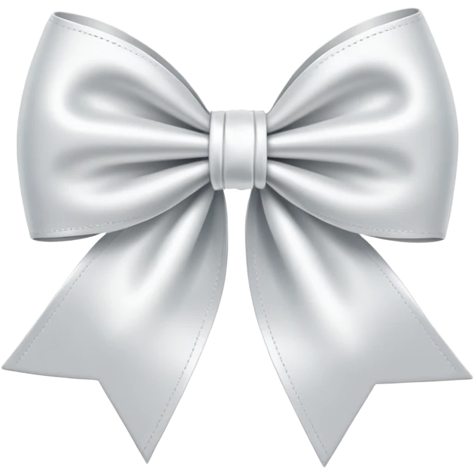 white bow emoji