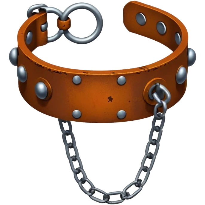 ball and chain leg cuff emoji
