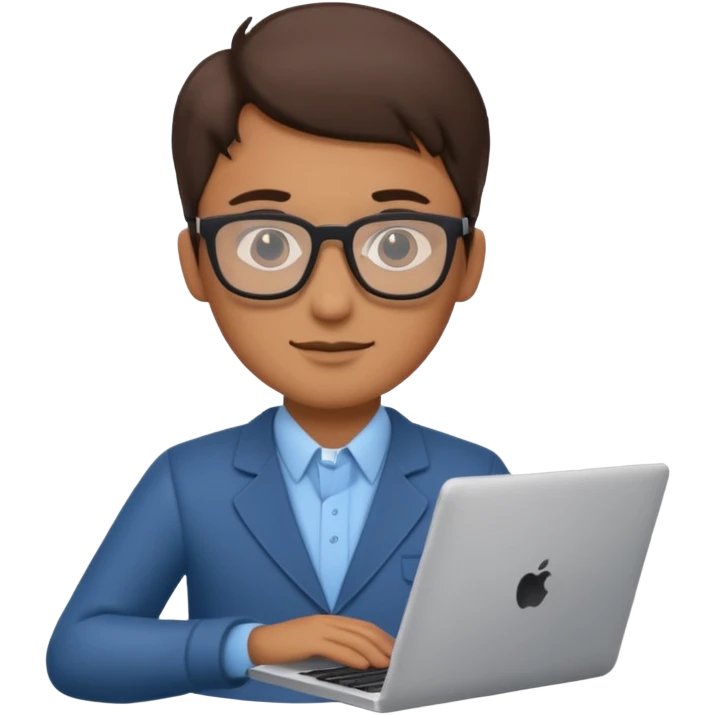 IT-Specialist with laptop emoji