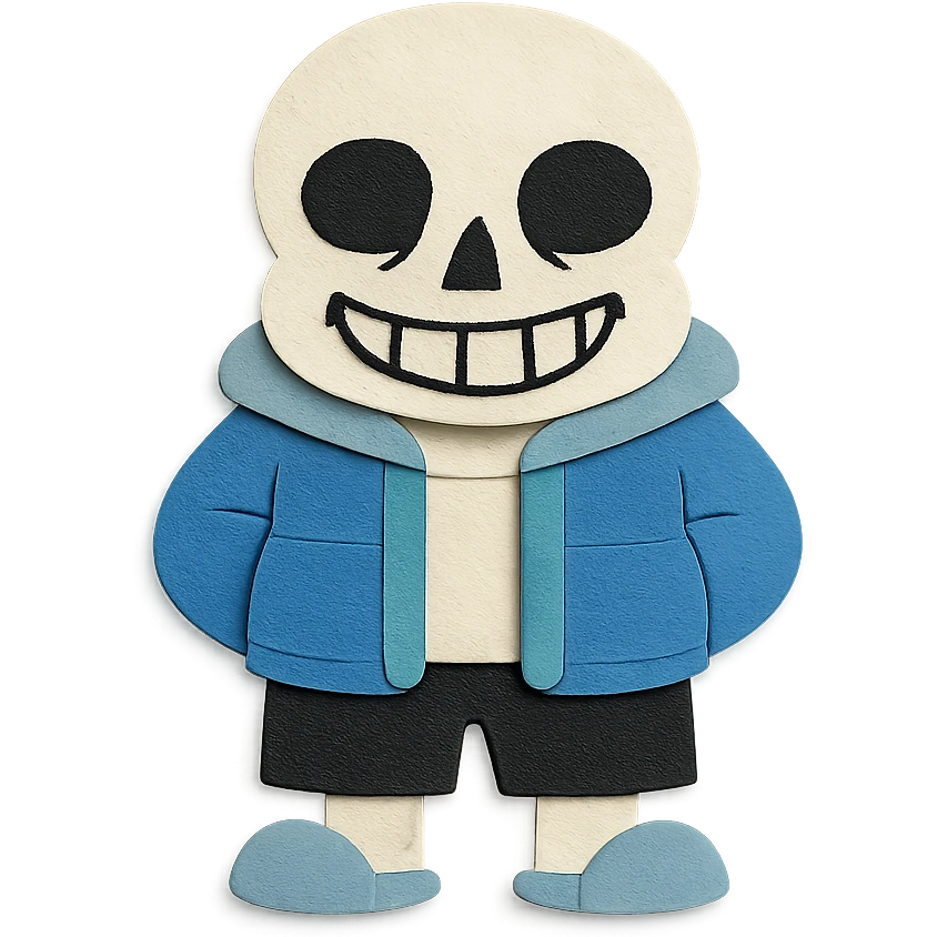 Sans from Undertale emoji