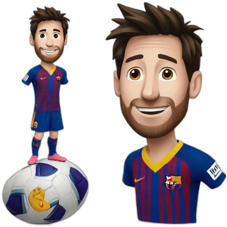 Messi qui Rigole emoji