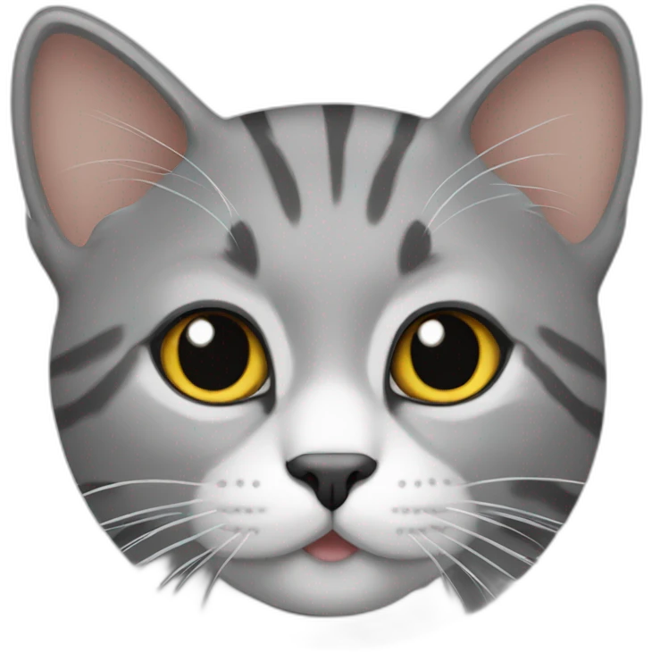 Gato gris emoji