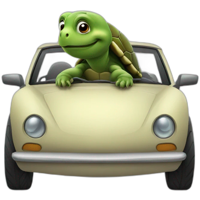 turtle-car emoji
