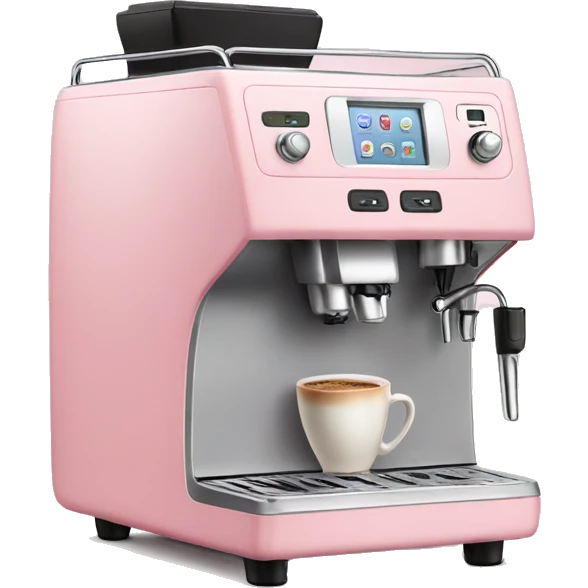Light Pink coffee machine  emoji