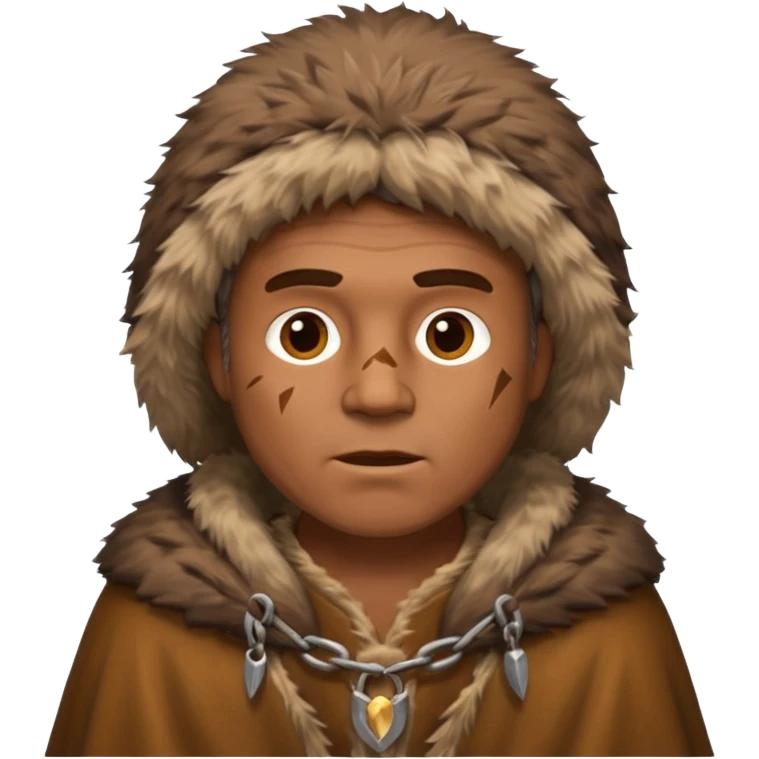 fur cloak stone age emoji