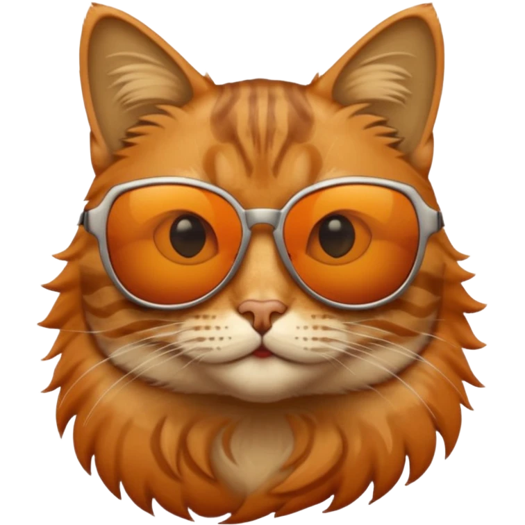Cat wearing sunglasses emoji