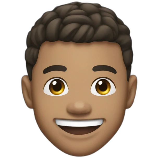 kylian mbappé smiling with the tongue emoji