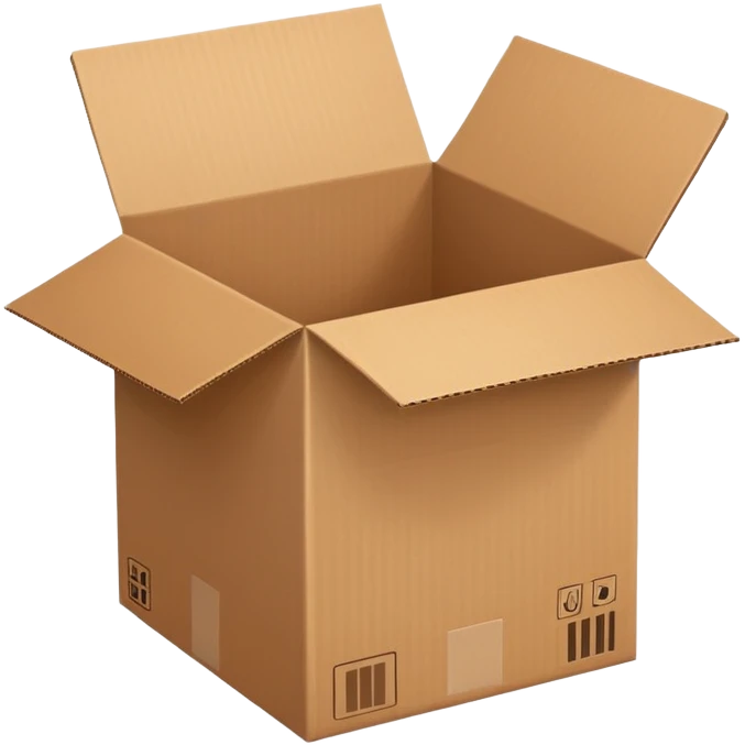 cardboard box emoji