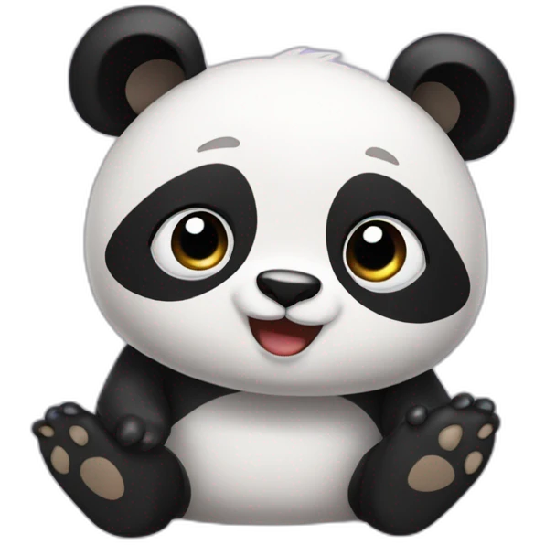 Panda qui vole emoji