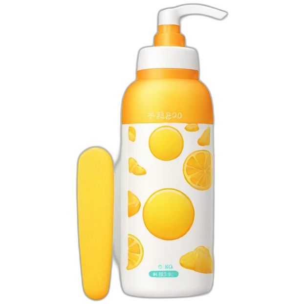 Sunscreen bottle emoji