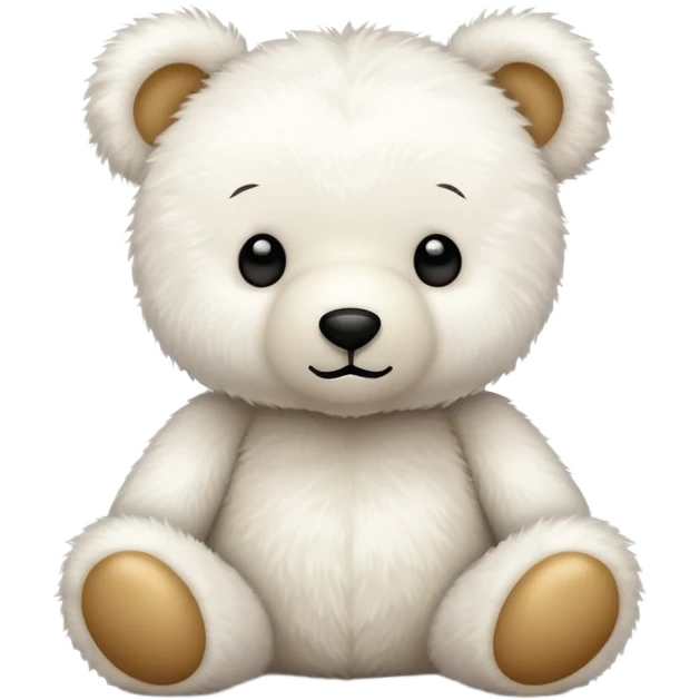 white teddy bear emoji