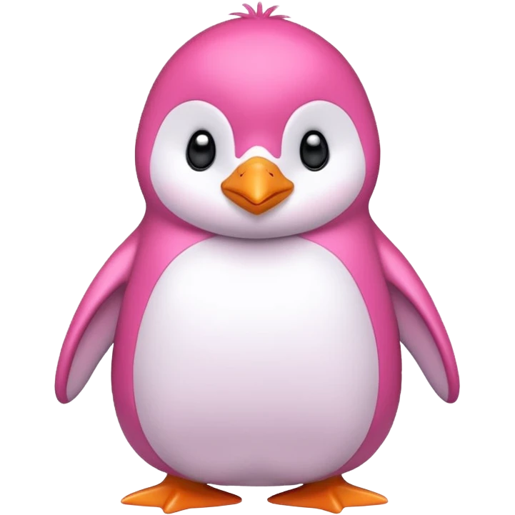 pink penguin emoji