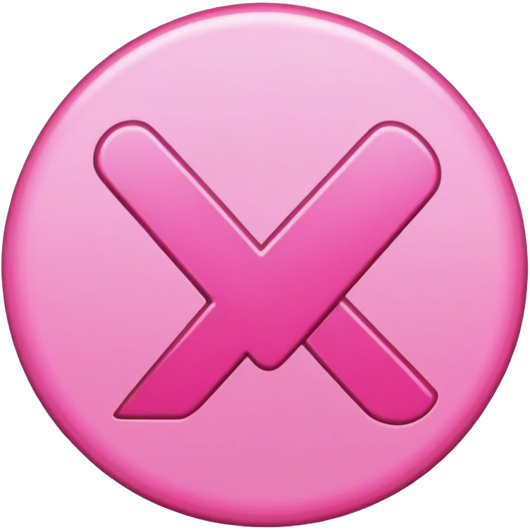 Pink check mark emoji