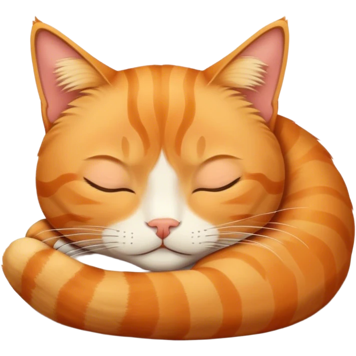 Cat sleeping  emoji