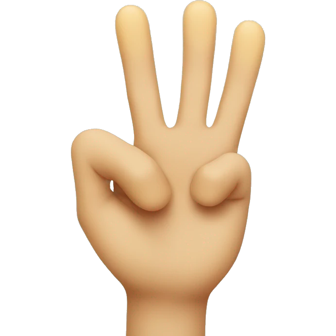 Smiley finger  emoji