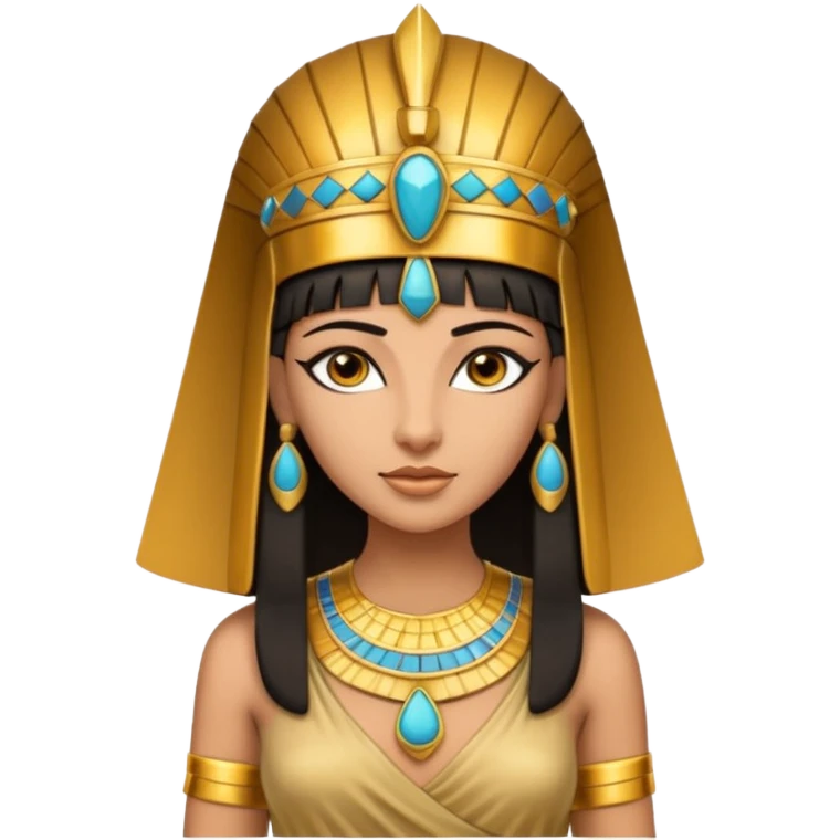 fullbody Cleopatra, high-detailed, realistic, front view emoji