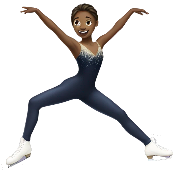 Figure skater emoji