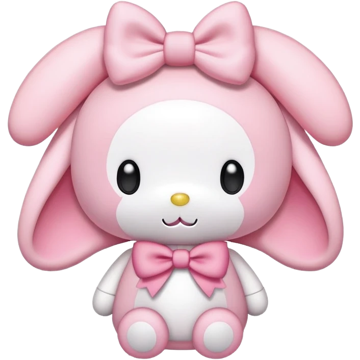 light pink my melody with bow emoji