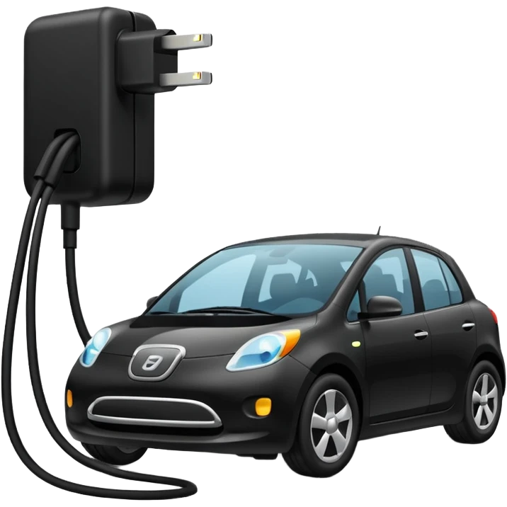 Cargador coche eléctrico  emoji