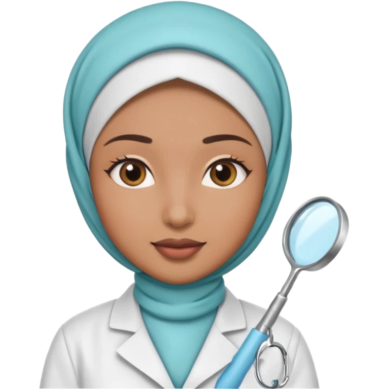 Female hijab dentist  emoji