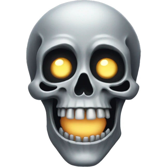 spooky scary skeleton emoji