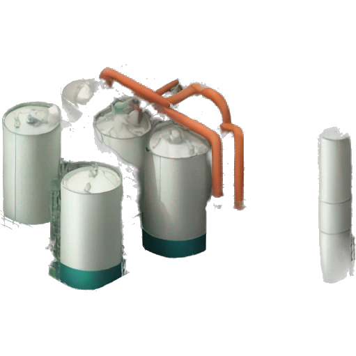factory with tanks oil and tubes emoji