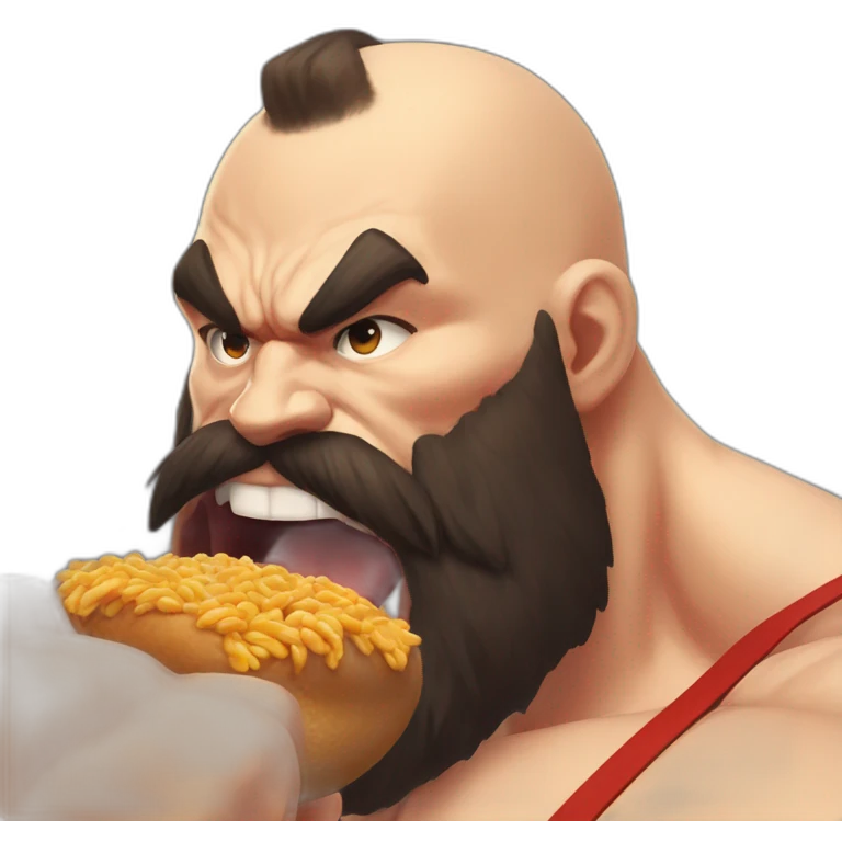 zangief eating hatsumi miku emoji