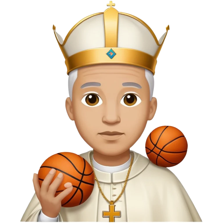 basketball pope emoji
