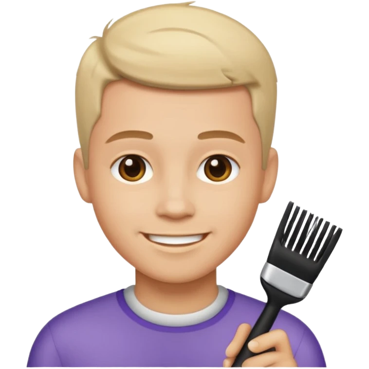 cutting hair emoji