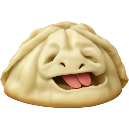 dumpling eat dinosaur emoji
