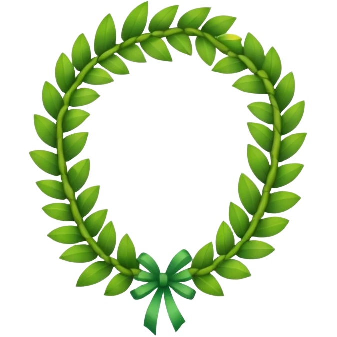 Ti leaf lei emoji