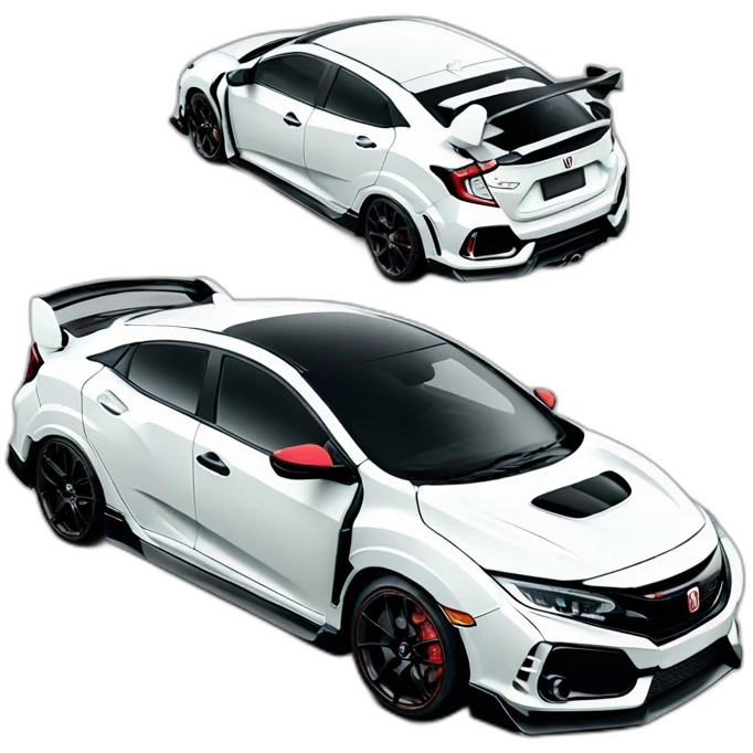white civic type r emoji