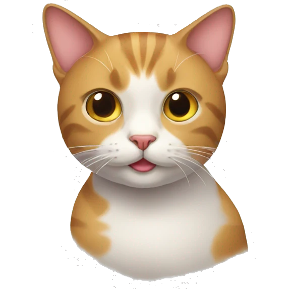 Cat with food emoji