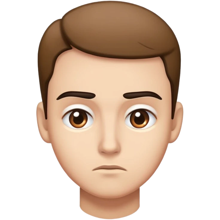 Questioned eyebrow raise emoji