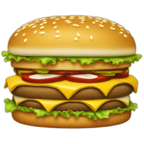 Big mac emoji
