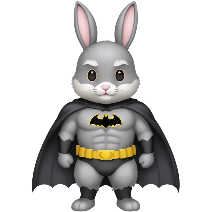 bunny as batman emoji