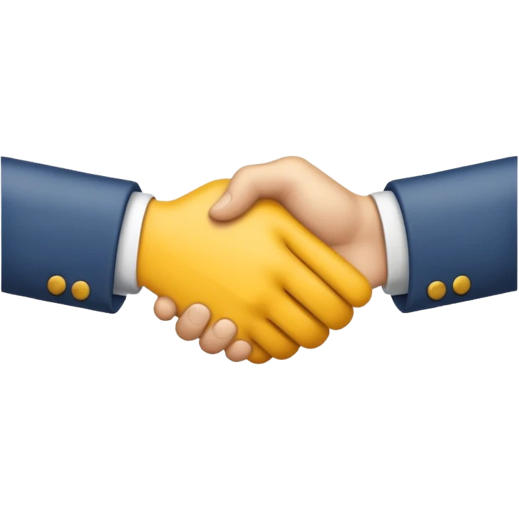 emoji of Handshake with a Slash emoji