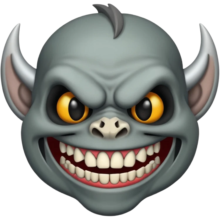 skull face troll emojie emoji