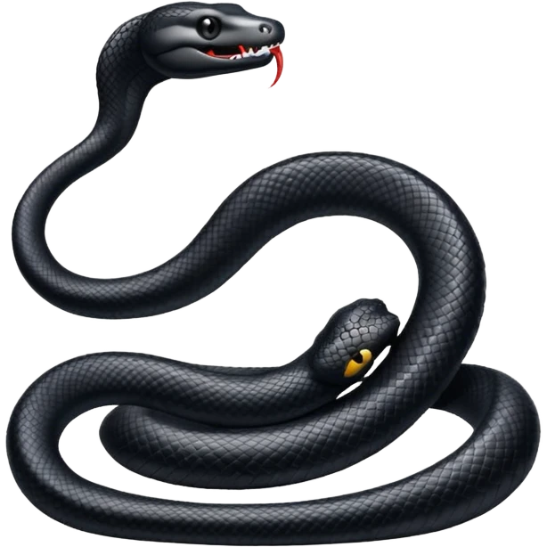 Black snake emoji